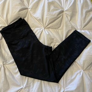 Zyia Black Camo Leggings Size 12